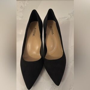 Just Fab black pumps size 9 heels